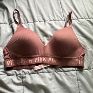 PINK wireless tshirt bra